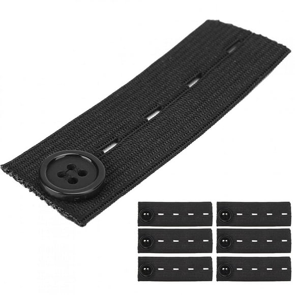 Button Extender Pants Extension Button Elastic Lengthen Button Waistband Extender Extender Button Pants For Jeans Black
