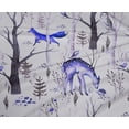 thumbnail image 5 of oneOone Polyester Spandex Medium Blue Fabric Deer Sewing Material Print Fabric By The Yard 56 Inch Wide, 5 of 6