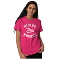 thumbnail image 3 of Bibles Then Brunch Funny Religious Women's Plus Size Graphic Tee Brisco Brands 5X, 3 of 5