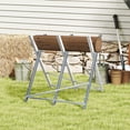 thumbnail image 2 of DURHAND Support de Coupe Robuste en Acier pour Cheval de Scie Portable, Support de Travail Réglable, Support Pliable pour Cheval de Scie, Capacité de Charge de 220 Lb, 2 of 10