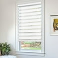 thumbnail image 3 of CHICOLOGY Zebra Roller Shade , Window Zebra Blind , Light Filtering , Basic Arctic, 35.5"W X 72"H, 3 of 9