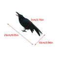 Lightning Deals of Today Prime! LHNFT Ealistic Crow Black Feathered