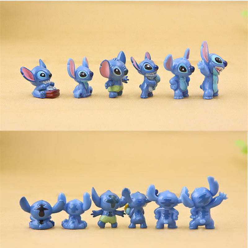 12 PCS Disney Lilo & Stitch Action Figures Collection Set Kids Toy Gifts 3.5cm 