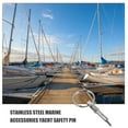 2 PCS Yacht Safety Pin Locking Pin Playpen Pull up Rings Baby Bimini