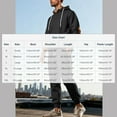 thumbnail image 4 of Fewfanhot Sweatsuits for Men 2 Piece Hoodie Sweatsuit Jogging Suit Cargo Pant Set Warm Up Suit Workout Gym Set Fall Outfit, 4 of 5