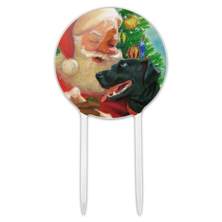 Black labrador cake hot sale topper