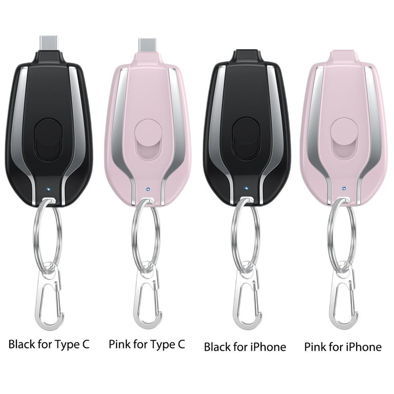 YFMHA 5V 1500mah Keychain Power Bank Wireless Mini Portable