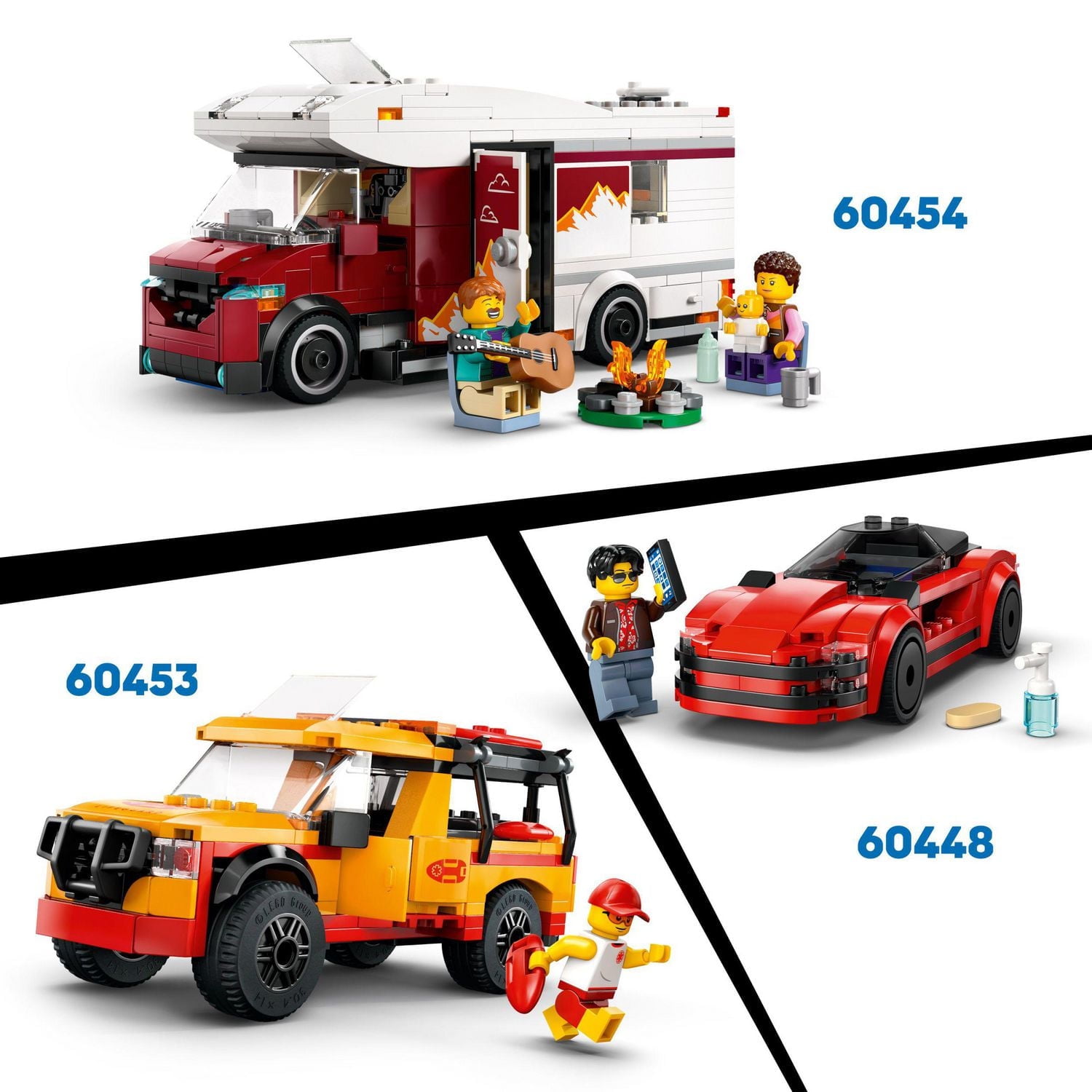 LEGO City Great Vehicles La voiture de sport rouge 60448 Ensemble de construction (109 pièces)