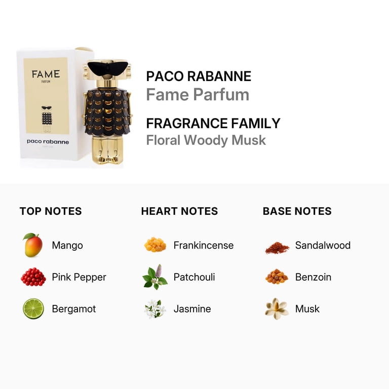 Paco Rabanne Ladies Fame Perfume EDP Spray 1.7 oz 3349668614653