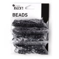 thumbnail image 4 of Cousin DIY Glass Black Filler Beads, Unisex, Adult, Model AJM61214023, 480 Pieces, 4 of 9