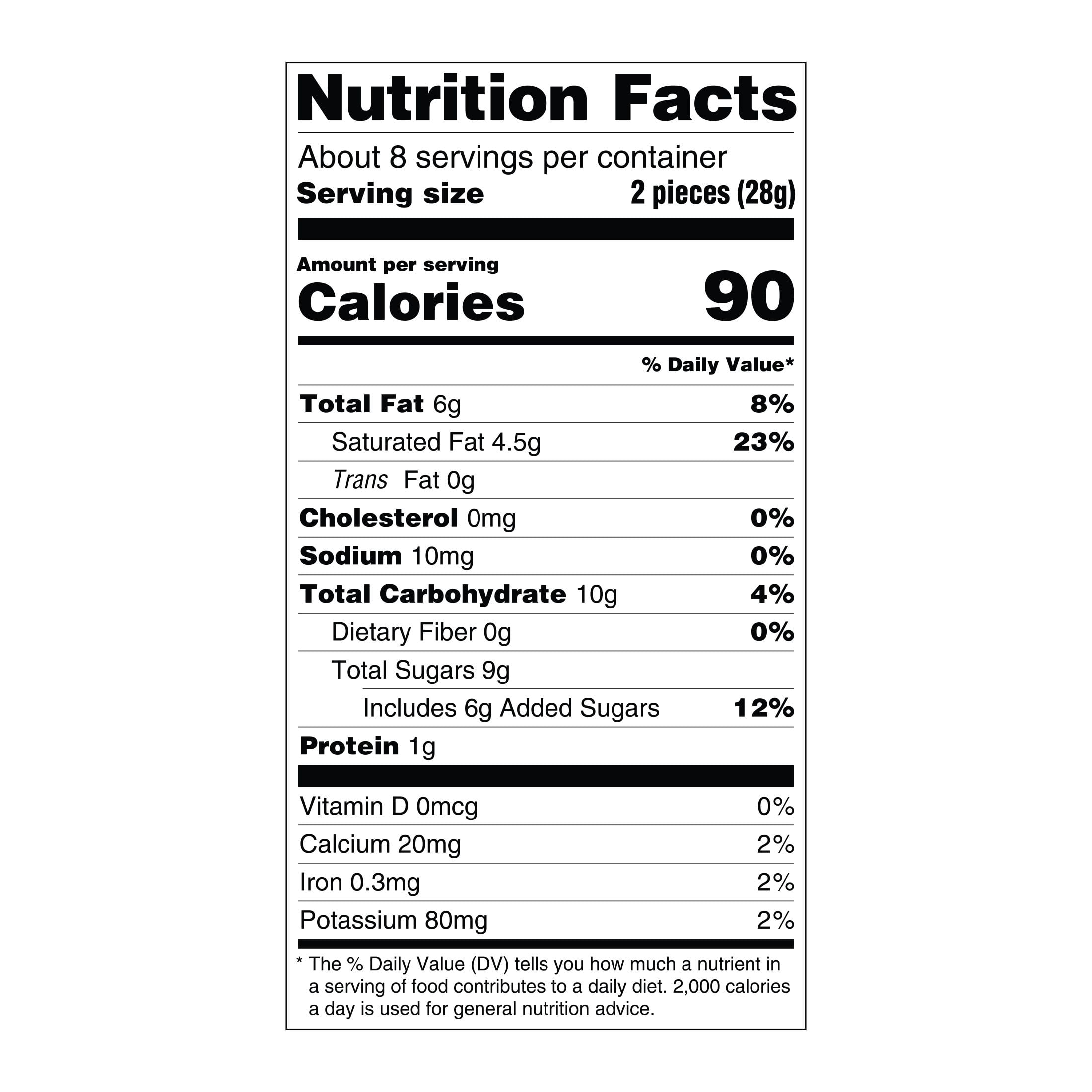 HERSHEY’S Milk Chocolate & Caramel Bananas, 8 oz (Frozen)