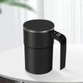 thumbnail image 7 of Black Electric Coffee Mug with Built-in LCD Thermometer – Auto Stir Coffee Mug, Self Mixing Coffee Cup That Stirs Itself, Perfect for Coffee, Milk, Cocoa, 7 of 7