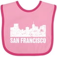 thumbnail image 3 of Inktastic San Francisco Skyline with Grunge Boys or Girls Baby Bib, 3 of 4