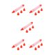 thumbnail image 1 of sweethay Bolígrafo de silicona para escribir alimentos, 4 Uds., herramientas de decoración de Chocolate, molde para tartas, taza para crema, Type2 NO2, 1 of 6