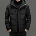 thumbnail image 2 of 2024 Ropa de alta gama para hombre Chaqueta de plumón de invierno con capucha Abrigo de plumón de pato blanco cálido grueso Ropa de pan simple corta Chaqueta informal, 2 of 4