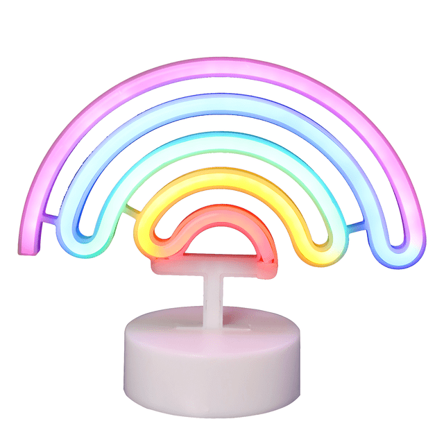 Luz de arco iris de estilo neón LED multicolor con batería, con temporizador incorporado LYD Otras decoraciones