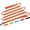 orange, variant on 10 FT Traffic Leash with 2 Handle, Reflective Double Handle Dog Leash, Heavy Duty Easy Control Training Walking Dog Lead for Large Medium Dogs and Pullers (Blue)