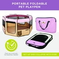 thumbnail image 2 of Zampa Portable Foldable Pet playpen Exercise Pen Kennel + Carrying Case for Larges Dogs Small Puppies/Cats | Indoor/Outdoor Use | Water Resistant, 2 of 7