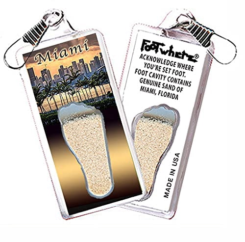 Miami FootWhere® Souvenir Lanyards. (MSB300 - Assorted) 6 Piece Set.