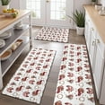 thumbnail image 2 of Red Christmas Car and Flower Pattern Kitchen Rugs Sets Of 3,Kitchen Runner Rugs Non Skid Washable,Decorative Kitchen Floor Mats for Kitchen,Sink,Laundry,17"x30"+ 17"x47" + 17"x59", 2 of 6