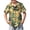 #A12-Earthy Yellow, variant on Abcomgle Hawaii Shirts for Boys Cartoon Palm Tree Print Boys Spring Shirts Button Down Short Sleeve Holiday Hawaiian Clothes for Boys,Green,5-6Years