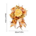 thumbnail image 3 of Thanksgiving Decorative Pendant Artificial Flower Pumpkin Wall Hanging | Multicolor Plastic Autumn Leaves | Lightweight Durable Fall Harvest Decor for Home Restaurant Party, 3 of 6