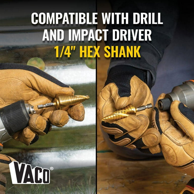 Step drill bit for impact driver hot sale