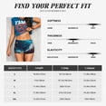 thumbnail image 5 of Salouo Fantasy Underwater Adventure Print Women's Athletic Shorts,Booty Shorts Biker Shorts High Waisted Elastic Workout Shorts for Yoga Gym Running Sports-Medium, 5 of 8