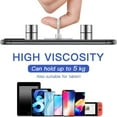 thumbnail image 3 of Transparent Clear Cell Phone Ring Grips Holder Kickstand 360° Rotation Finger Ring Stand for iPhone, 3 of 7