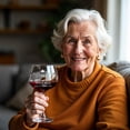 thumbnail image 2 of Copa de vino Gumry 80 Birthday, vintage 1945, grabada para mujer, 2 of 6