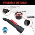 thumbnail image 3 of Shop-Vac Nozzle with LED Light, 2-1/2" Air Driven Glowing Vacuum Attachment for AC Wet Dry Shop Vacuum, No Battery Required & Never Die, 3 of 8