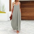 thumbnail image 4 of Vedolay Dressy Jumpsuits For Women Women's Off Shoulder Long Sleeve Bodycon Bodysuit Leotard Jumpsuit Tops,GN2 M, 4 of 5