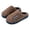 Coffee, variant on Rokment Platform Memory Foam House Slippers for Women Men Indoor and Outdoor Fashion Fuzzy Winter Warm Bedroom Home Slip on Shoes Coffee Size 7.5