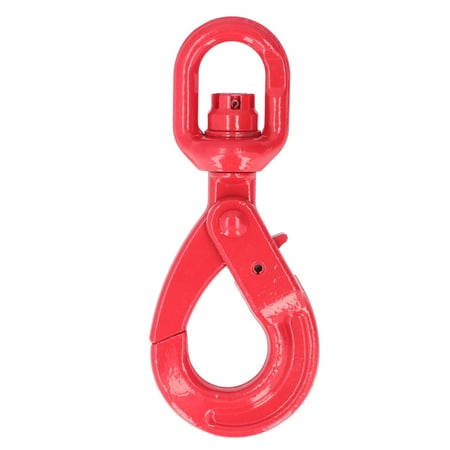 

2024 Crane Hook Painting G80 Forged Steel Self Locking Safety Rotating Hooks for Ships Automobiles2T 22cm