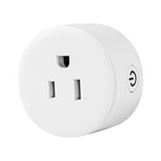 10A 2200w Mini WiFi Smart Socket Plug Smart Outlet APP Remote Control Timer Function Voice Control Compatible with Assistant// IFTTT