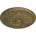 thumbnail image 3 of Ekena Millwork 15 3/4"OD x 5/8"P Granada Ceiling Medallion (Fits Canopies up to 4 1/4"), Hand-Painted Mississippi Mud Crackle, 3 of 6