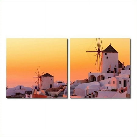 UPC 847321011243 product image for Grecian Crossroads Mounted Print Diptych in Multicolor | upcitemdb.com