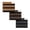 3 Colors, variant on Amsleekey 47.2" Wood Slat Acoustic Panels, 4-Piece Acoustic Wood Slat Wall Panels, 3D Textured Decor, Black