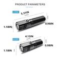 thumbnail image 4 of Night Light Powerful Long-range Waterproof Bright Aluminum Alloy Torch Outdoor Handheld Zoomable 3 Modes Lamp Fishing type1 only light, 4 of 9