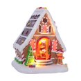 thumbnail image 2 of Casa de jengibre decorativa Strade Fareast Limited con luz y música 15,5 cm x 13,1 cm x 18,6 cm, 2 of 8