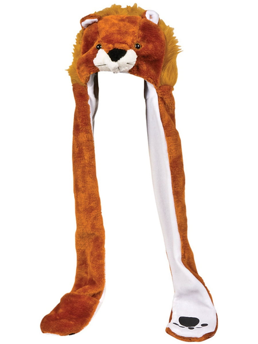 Rhode Island Novelty Plush Lion Hat Novelty Cap Animal Costume Beanie