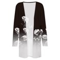 thumbnail image 5 of (clearance)IDALL Long Cardigans for Women Cardigan Sweaters for Women Cardigan for Fall Front Cardigan with Pockets Casual Duster Knit Cardigan Sweater Kimonos for Women Cardigan Black 2xl, 5 of 5