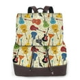 thumbnail image 1 of Fotbe Different Kind Of Guitars Mochila Bolso con Estampado para Mujer, Mochila Antirrobo de Nylon Impermeable, Bolsa Ligera de Hombro, 1 of 4