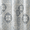 Blue, variant on Eclipse Absolute Zero Martina Medallion Absolute Zero 100% Blackout 40 x 108 Curtain Panel in Taupe
