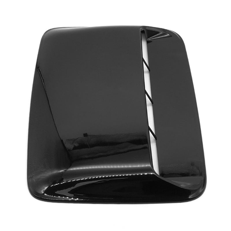2X Car Universal Bright Black Hood Vent Air Outlet Cover for    Hood Scoop Air  Intake Vent Cover