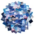 thumbnail image 2 of Calcomanías de vinilo con diseño de cielo azul, nube y luna, 56 unidades, 2 of 2