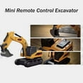 thumbnail image 4 of 1:64 Premium Alloy Mini RC Construction Set, Mini Rc Forklift, Excavator and Dump Truck, 4 of 7