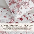 thumbnail image 5 of Christmas Quilt Set - Lightweight, Soft, Seasonal - 3-Piece Reversible Holiday Bedding Set (Twin / Twin XL, Jolly Floral), 5 of 6