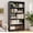 Black, variant on CBNTKI 55" Tall Metal Bookshelf, Heavy Duty Black Bookshelf with 4 Adjustable Storage Shelves, Large Deep Bookcases for Office, School, Home, Bedroom, Library