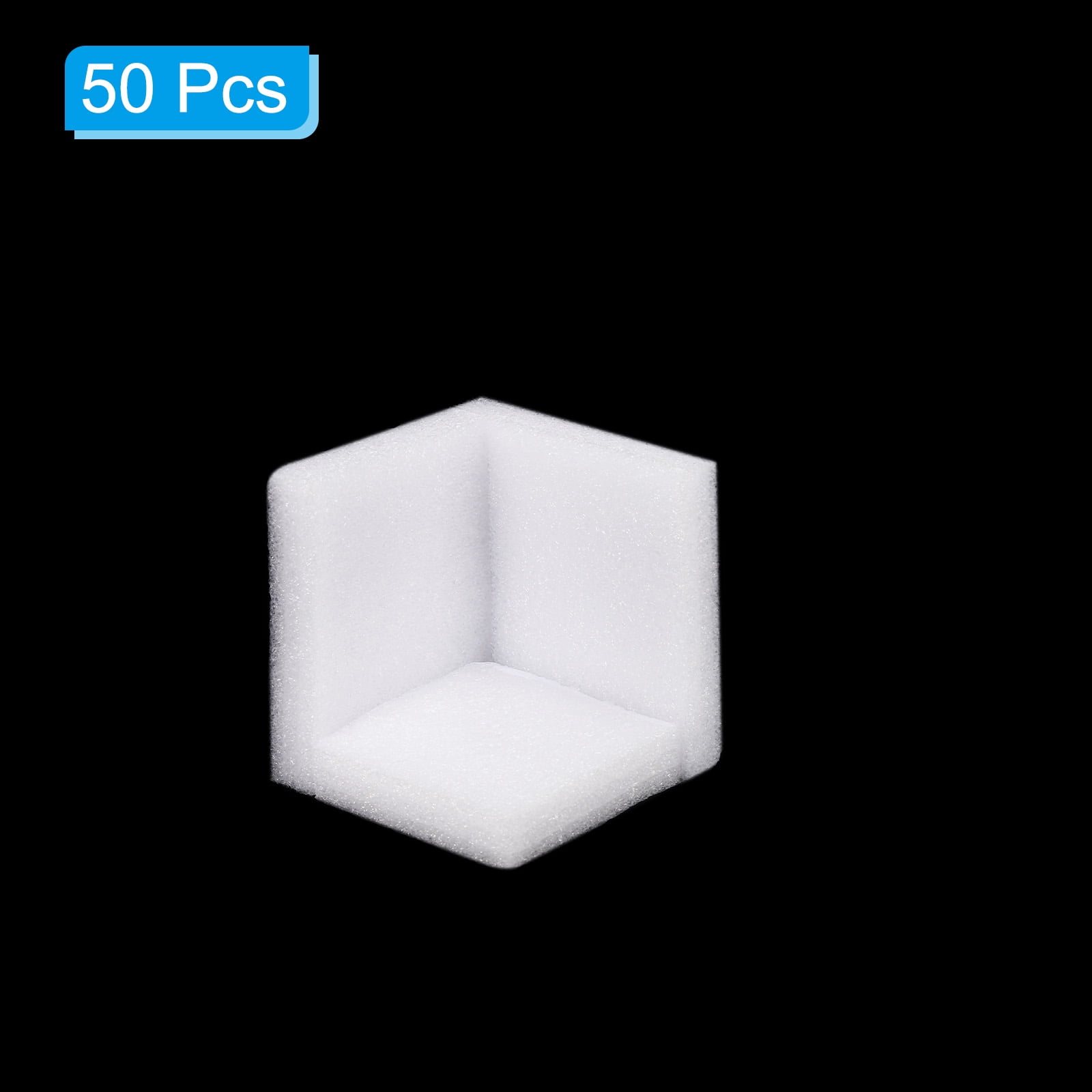 Pack of 50 Foam Corner Protector 3.1x3.1x3.1 Inch Polyethylene Edges Guard